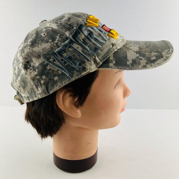 Vietnam Veteran Baseball Style Ball Cap Cammo Hat O/S Embroidered - Picture 3 of 7